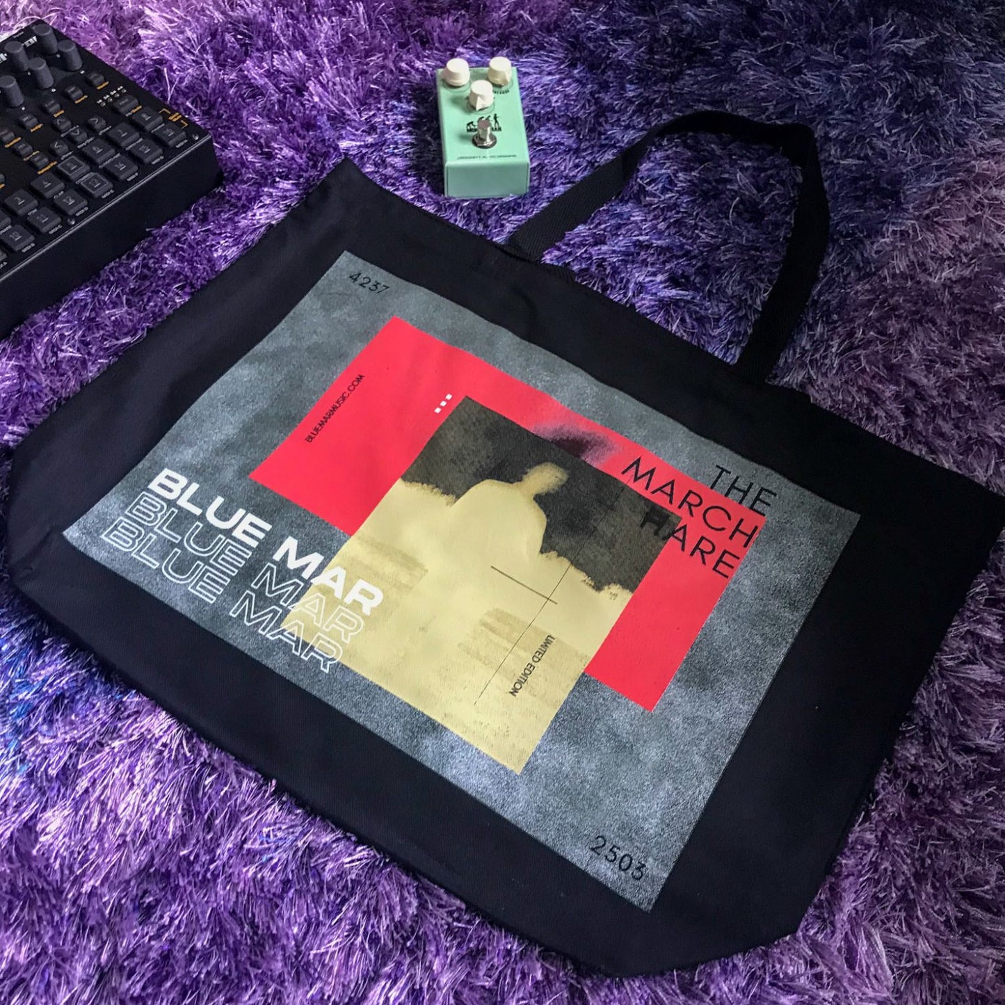 The March Hare Canvas Tote. One of a kind, limited edition, canvas tote bag, individually screenprinted with extra TLC.  PRODUCT DETAILS. 100% cotton  49cm x 38cm Art size 15” wide 